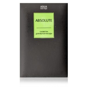 Салфетка двусторонняя для мытья посуды AQUAmagic Absolute, 20 х 16 см 2